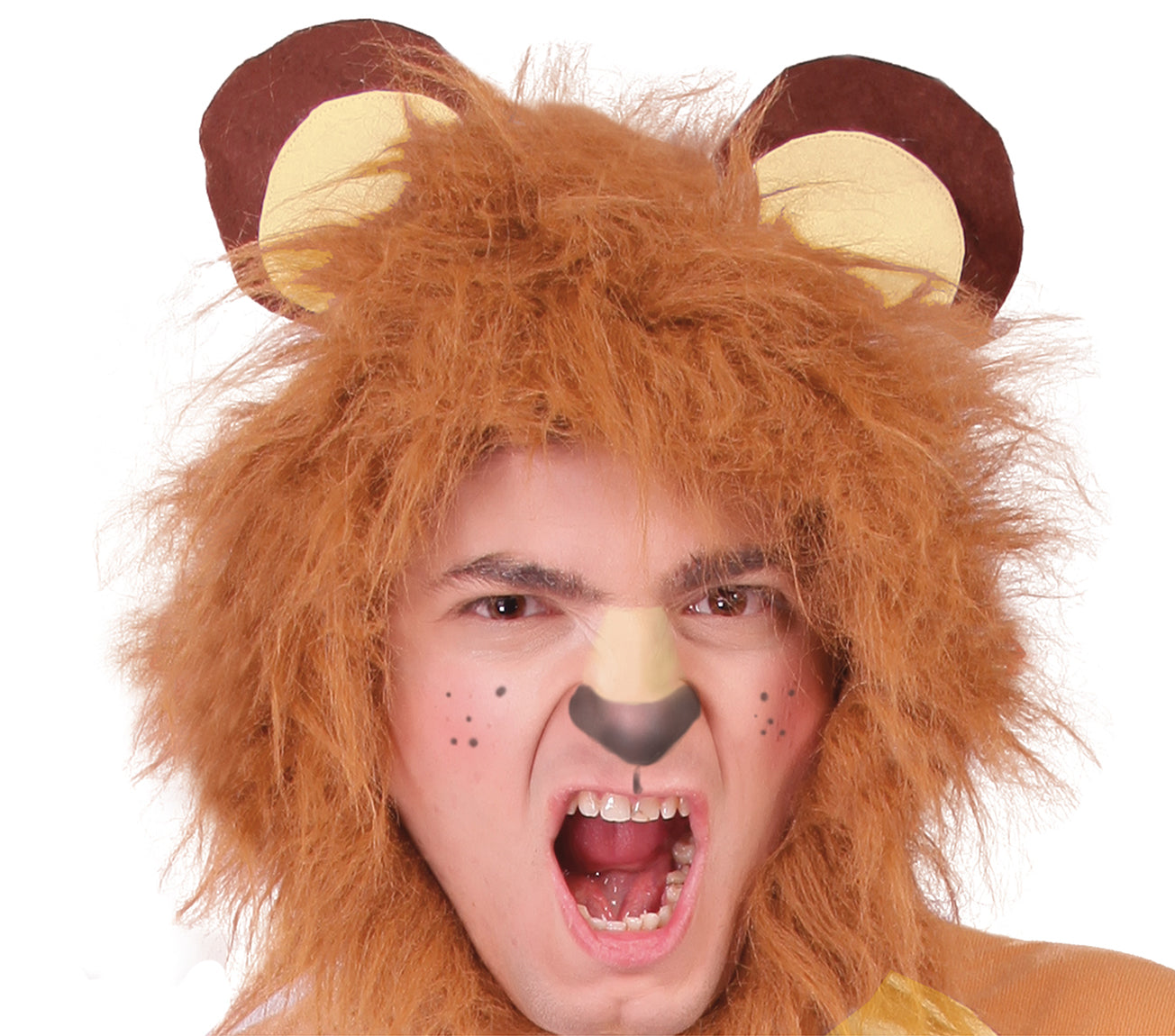 GP80307 – Löwe König Karneval Kostüm – Größe: 52 - 54 (L) – Farbe: Braun