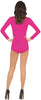 GP80318 – Sportliches Fuchsia Pink Karneval – Größe: 38 - 40 (M) – Farbe: Pink