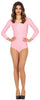 GP80320 – Sport Karneval Rosa Body Langarm – Größe: 38 - 40 (M) – Farbe: Pink
