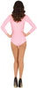 GP80320 – Sport Karneval Rosa Body Langarm – Größe: 38 - 40 (M) – Farbe: Pink