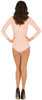 GP80322 – Sportliches Karnevalsbody Langarm Hautfarben – Größe: 38 - 40 (M) – Farbe: Beige