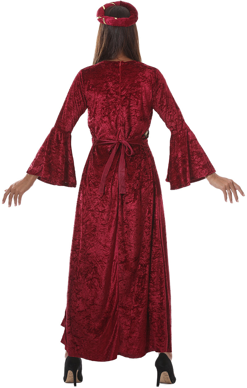 GP80364 – Prinzessin Mittelalter Gewand – Größe: 42 - 44 (L) – Farbe: Grau