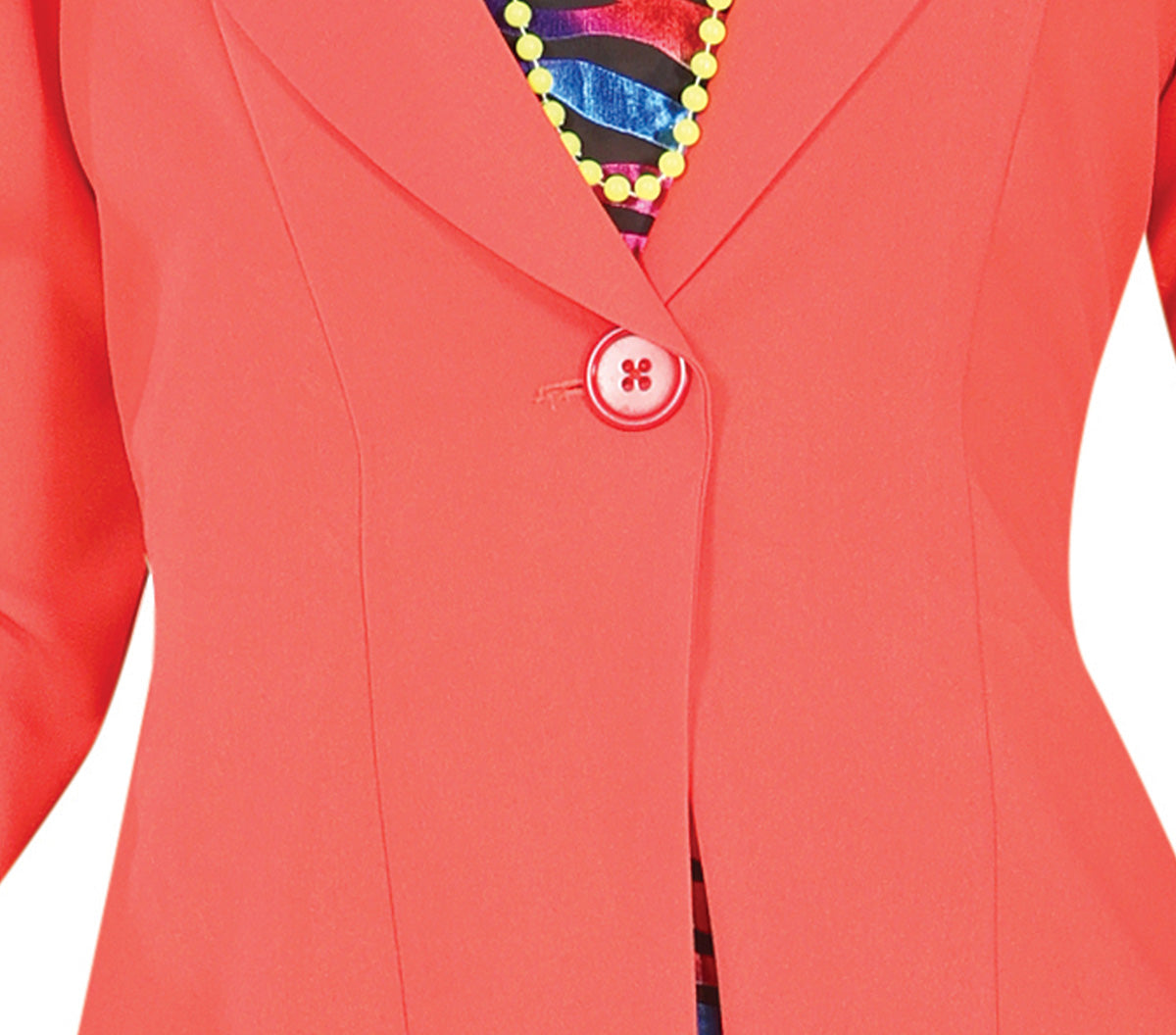 GP80365 – Tanzstar Bunter 80Er Stil Retro Neon – Größe: 36 - 38 (S) – Farbe: Orange
