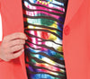 GP80365 – Tanzstar Bunter 80Er Stil Retro Neon – Größe: 36 - 38 (S) – Farbe: Orange