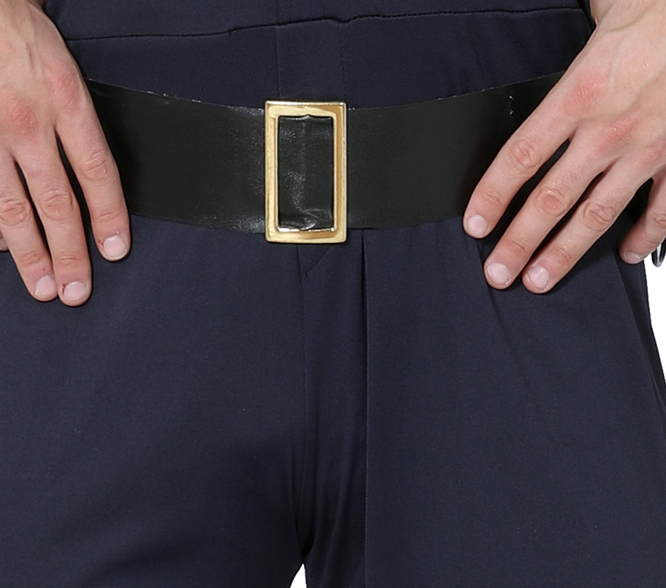 GP80373 – Polizei Karneval Outfit Blau – Größe: 52 - 54 (L) – Farbe: Schwarz