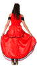 GP80374 – Cowboy Tänzerin Kleid Karneval – Größe: 42 - 44 (L) – Farbe: Rot