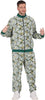 GP80387 – 80s 90s Karneval Retro Anzug – Größe: 48 - 50 (M) – Farbe: Grün