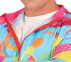 GP80397 – Retro Fashion Ikone 80er 90er Jahre – Größe: 52 - 54 (L) – Farbe: Mehrfarbig