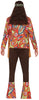 GP80399 – Hippie Festival Retro Flower Power Fransen – Größe: 48 - 50 (M), 54 - 56 (XL) – Farbe: Braun