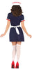 GP80408 – Seelotsin Kostüm Matrosin Uniform – Größe: 38 - 40 (M) – Farbe: Blau
