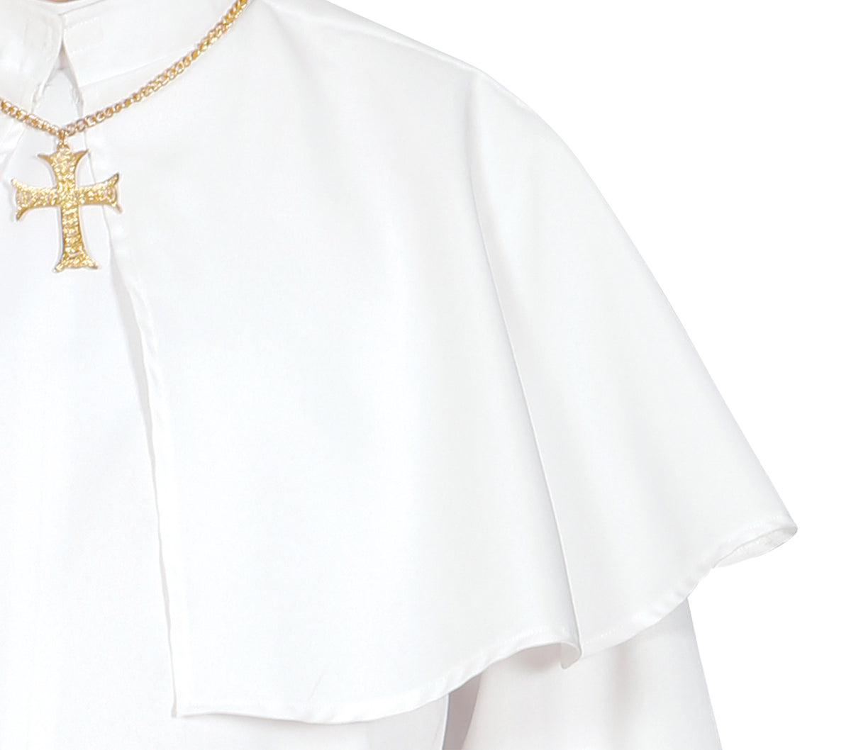GP80418 – Religiöse Festtagsgewänder Priesterkostüm – Größe: 52 - 54 (L) – Farbe: Weiß