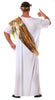 GP80431 – Römer Kostüm Antike Toga Gold – Größe: 52 - 54 (L), 54 - 56 (XL) – Farbe: Weiß