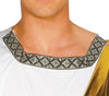 GP80431 – Römer Kostüm Antike Toga Gold – Größe: 52 - 54 (L), 54 - 56 (XL) – Farbe: Weiß