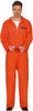GP80435 – Dieb Halloween Kostüm Gefängnis Outfit – Größe: 52 - 54 (L) – Farbe: Orange