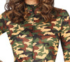 GP80436 – Militär Kostüm Karneval Abenteurer – Größe: 38 - 40 (M) – Farbe: Grün