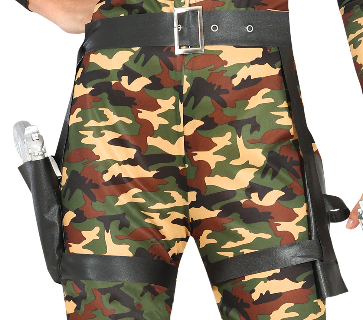 GP80436 – Militär Kostüm Karneval Abenteurer – Größe: 38 - 40 (M) – Farbe: Grün