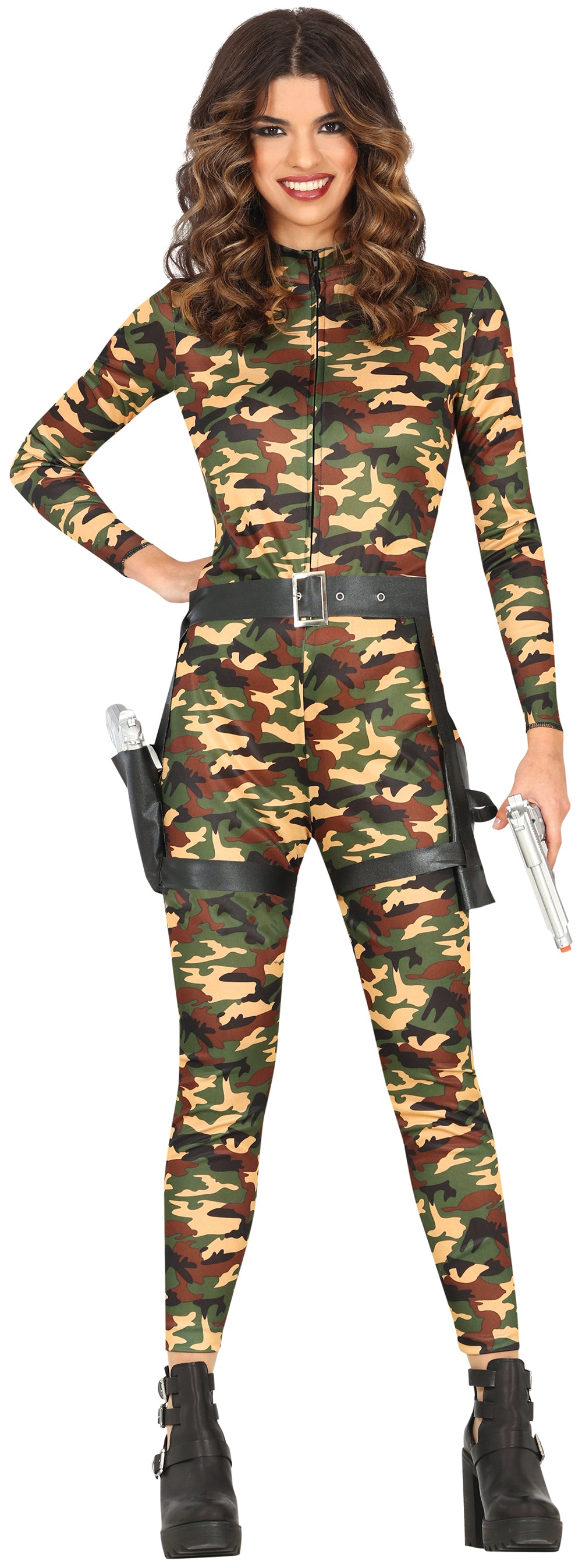 GP80436 – Militär Kostüm Karneval Abenteurer – Größe: 42 - 44 (L) – Farbe: Grün