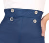 GP80439 – Lotsen Matrosin Karneval Kostüm Vintage – Größe: 36 - 38 (S) – Farbe: Blau