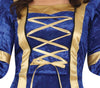 GP80447 – Prinzessin Magierin Kostüm Mittelalter – Größe: 42 - 44 (L) – Farbe: Blau