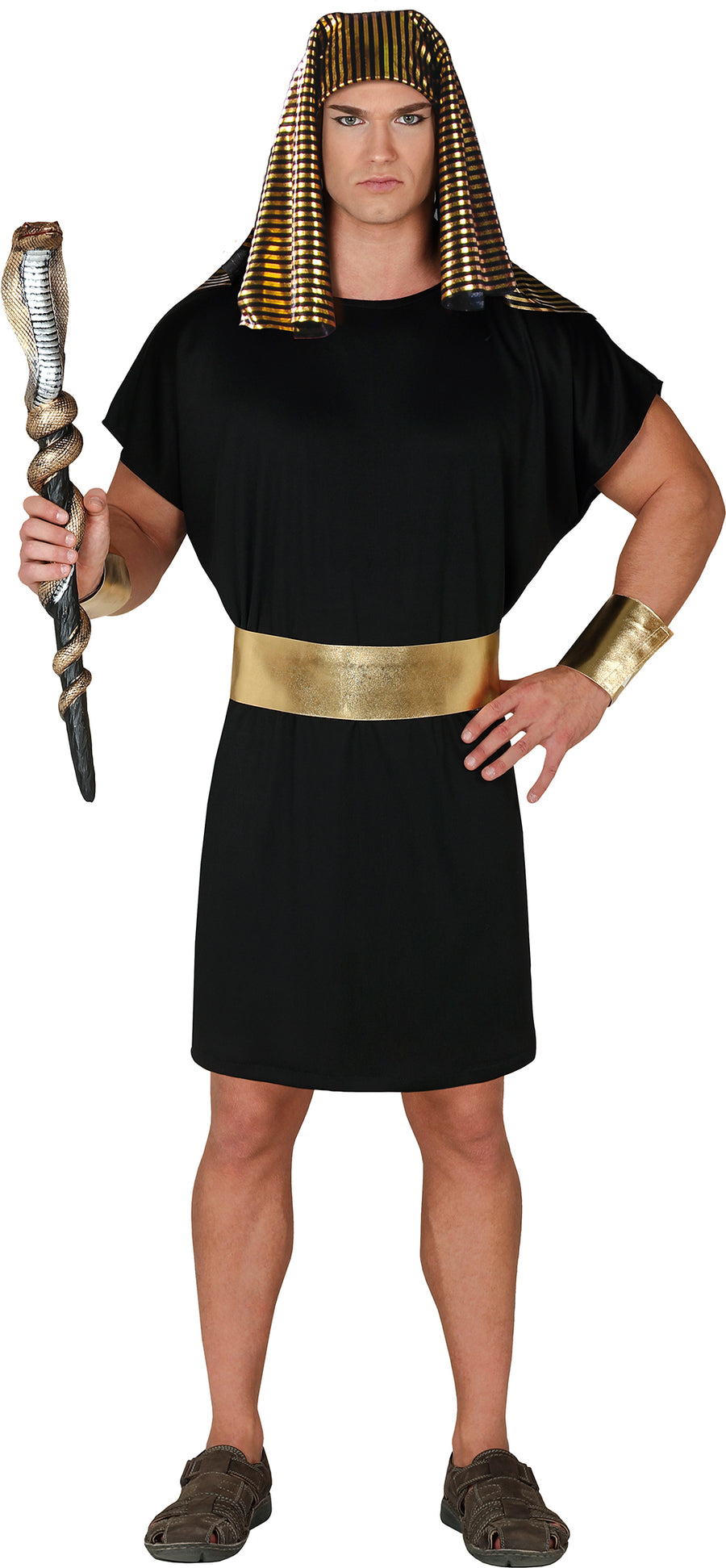 Pharao Kostüm für Herren mit Kopfschmuck