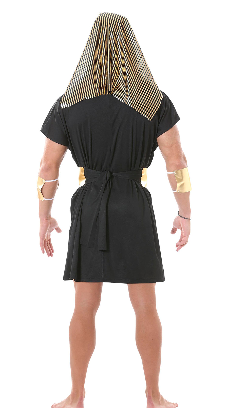 GP80462 – Pharao Ägypten Kostüm Herren Antike – Größe: 52 - 54 (L) – Farbe: Schwarz, Ansicht 2