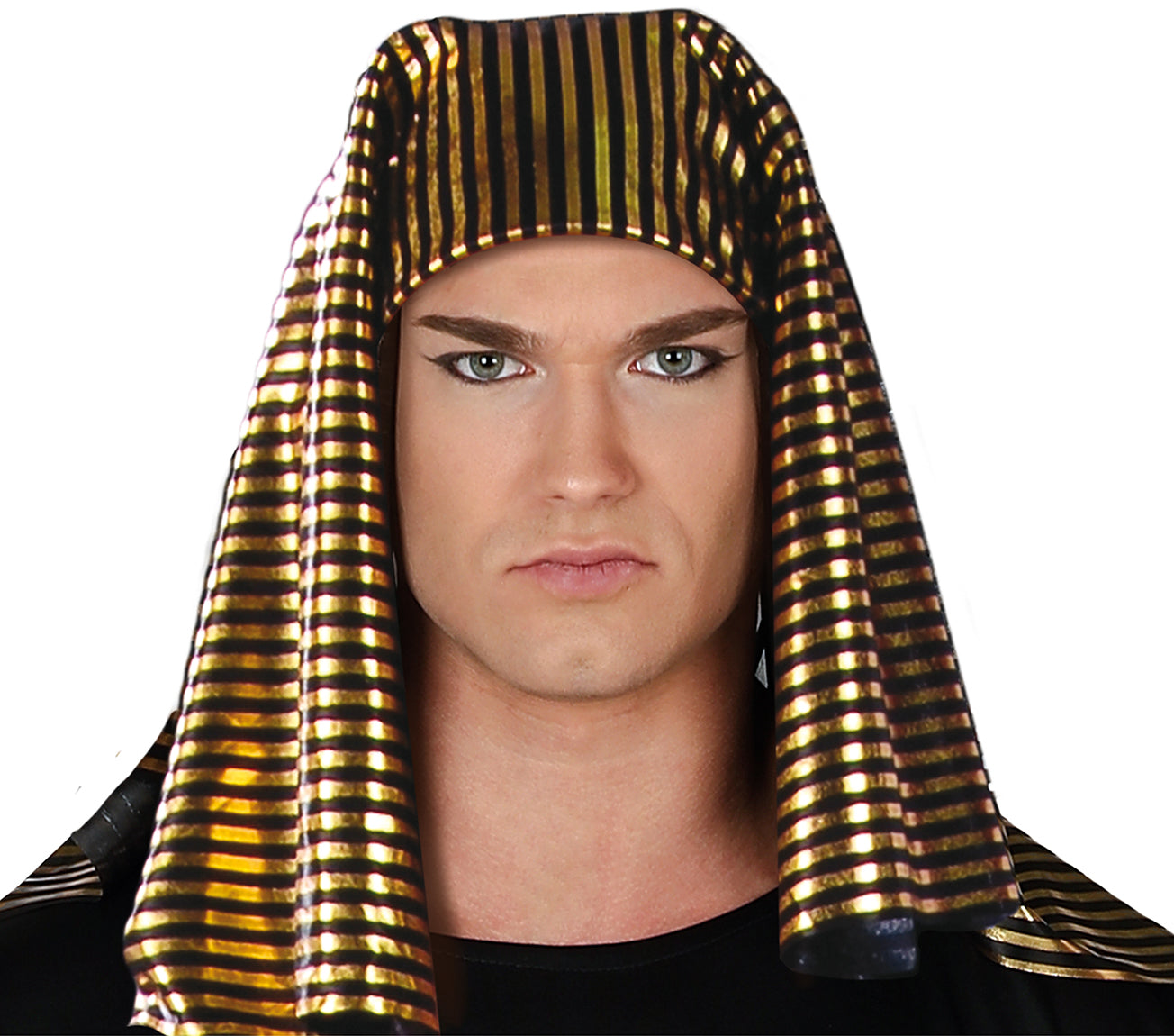 GP80462 – Pharao Ägypten Kostüm Herren Antike – Größe: 48 - 50 (M) – Farbe: Schwarz