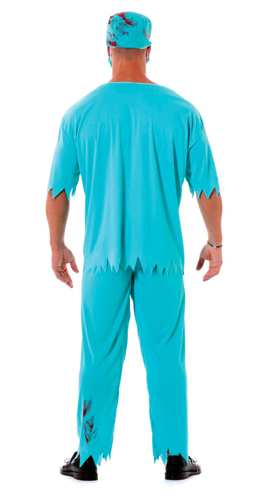 GP80477 – Zombie Arzt Kostüm Halloween Schreck – Größe: 52 - 54 (L) – Farbe: Blau, Ansicht 2