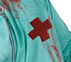 GP80477 – Zombie Arzt Kostüm Halloween Schreck – Größe: 52 - 54 (L) – Farbe: Blau
