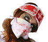 GP80482 – Zombie Krankenschwester Horror Outfit – Größe: 42 - 44 (L) – Farbe: Weiß