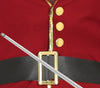 GP80542 – Piratenkapitän Filmkostüm Karneval – Größe: 42 - 44 (L) – Farbe: Rot