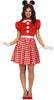 GP80545 – Maus Kostüm Karneval Faschingsoutfit – Größe: 36 - 38 (S) – Farbe: Rot