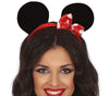 GP80545 – Maus Kostüm Karneval Faschingsoutfit – Größe: 36 - 38 (S) – Farbe: Rot