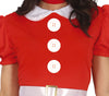 GP80545 – Maus Kostüm Karneval Faschingsoutfit – Größe: 36 - 38 (S) – Farbe: Rot