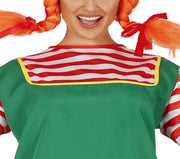 Clown Buntes Spaßkostüm Rot Grün, Bild 3