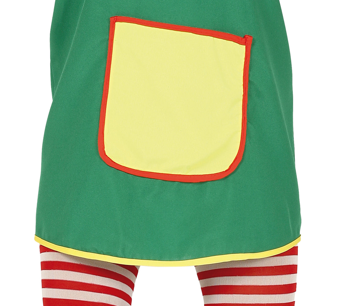 GP80557 – Clown Buntes Spaßkostüm Rot Grün – Größe: 42 - 44 (L) – Farbe: Grün