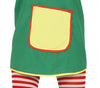 GP80557 – Clown Buntes Spaßkostüm Rot Grün – Größe: 42 - 44 (L) – Farbe: Grün