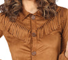 GP80564 – Cowboy Abenteuer Kostüm Wild West – Größe: 42 - 44 (L) – Farbe: Braun