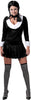 GP80571 – Film Schulmädchen Kleid Halloween Kostüm – Größe: 38 - 40 (M) – Farbe: Schwarz