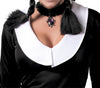 GP80571 – Film Schulmädchen Kleid Halloween Kostüm – Größe: 38 - 40 (M) – Farbe: Schwarz