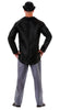 GP80595 – Clown Filmstar Karneval Kostüm Gentlemen – Größe: 52 - 54 (L) – Farbe: Schwarz