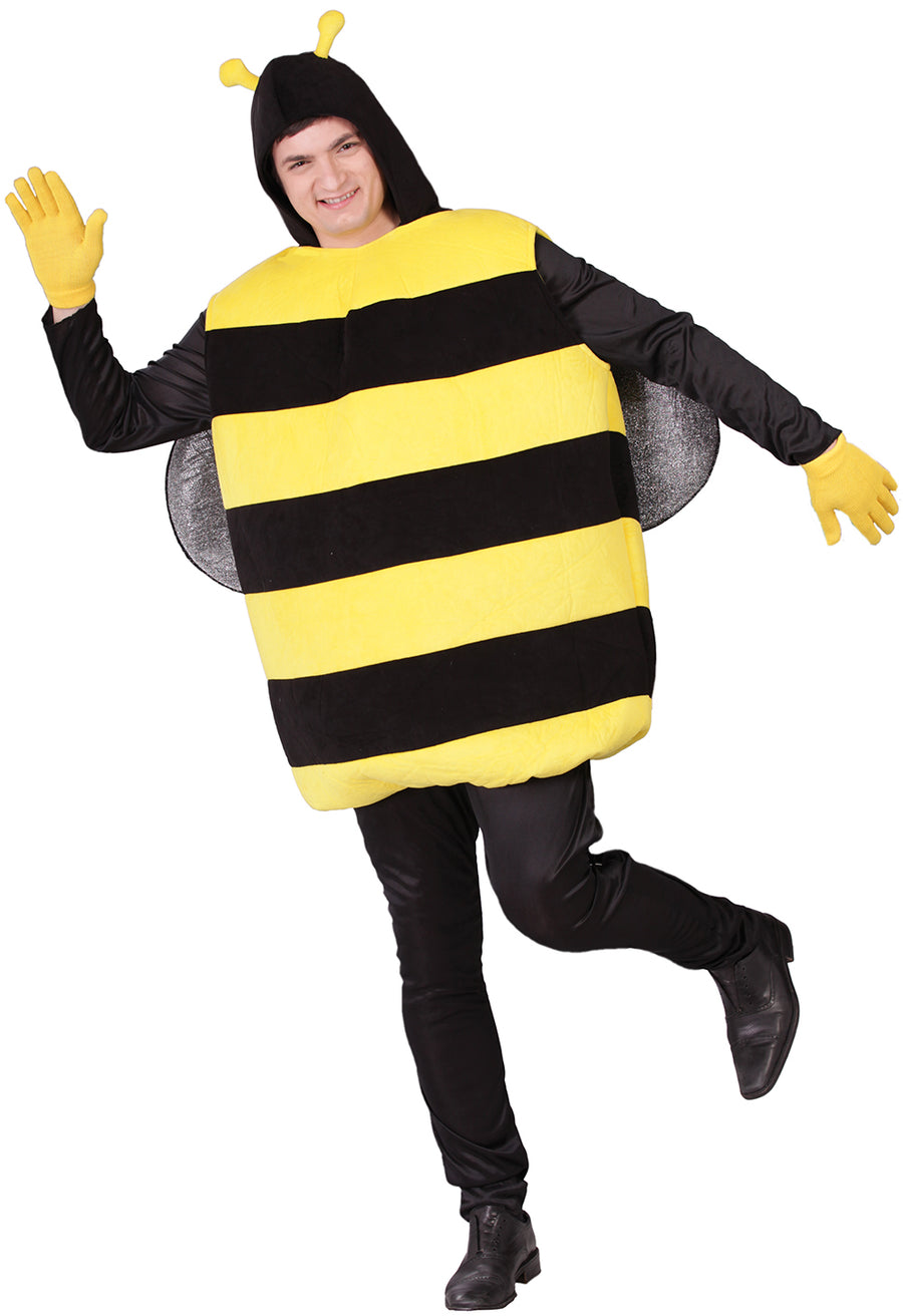 Bienen Kostüm für Erwachsene mit Flügeln