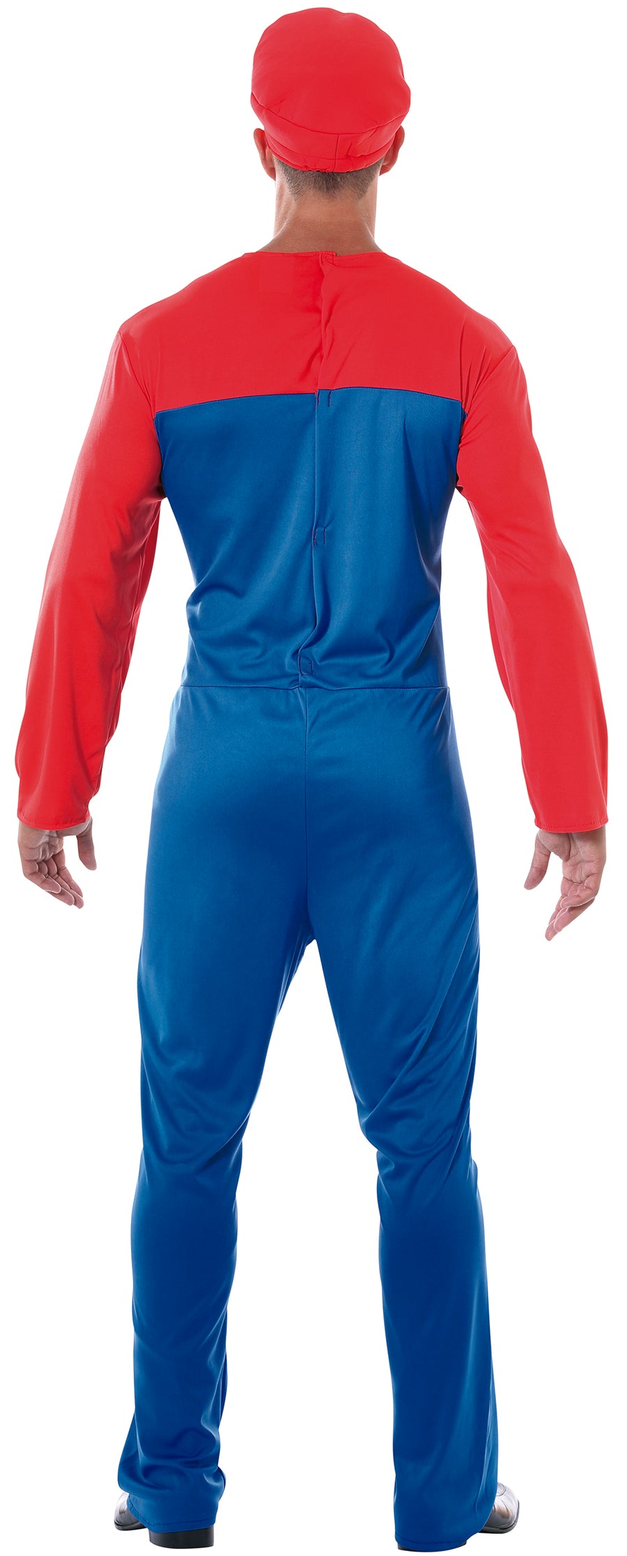GP80626 – Klempner Abenteuerfigur Cosplay Karneval – Größe: 52 - 54 (L) – Farbe: Rot, Ansicht 2