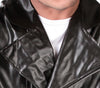 GP80642 – Film Klassiker 50er Biker Jacke – Größe: 48 - 50 (M) – Farbe: Schwarz