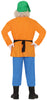 GP80660 – Märchen Zwergenoutfit Karnevalskostüm – Größe: 52 - 54 (L) – Farbe: Orange