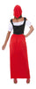 GP80664 – Mittelalter Wirtin Kostüm Rot – Größe: 42 - 44 (L) – Farbe: Rot