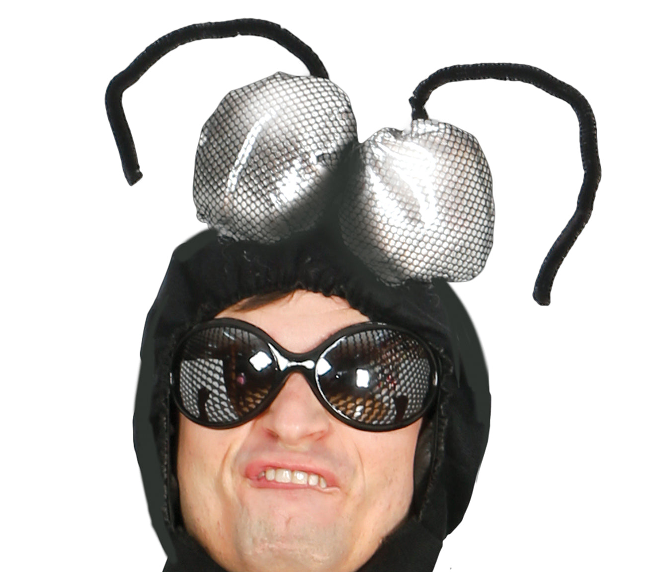 GP80668 – Insekten Halloween Kostüm Schwarz Flügel – Größe: 52 - 54 (L) – Farbe: Schwarz