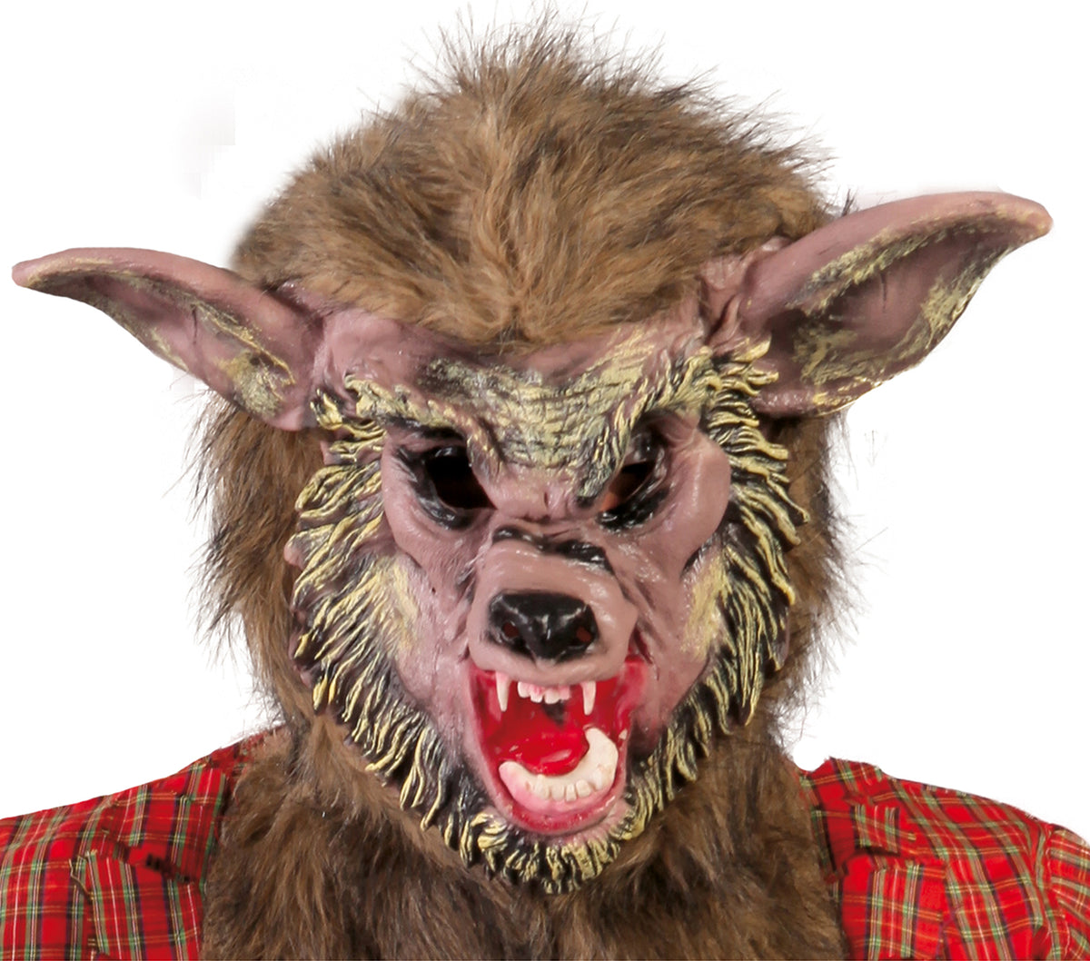 GP80700 – Werwolf Halloween Kostüm Grusel Kreatur – Größe: 52 - 54 (L) – Farbe: Rot