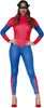GP80723 – Superheld Abenteuerfigur Spinnenmaske Hero – Größe: 36 - 38 (S) – Farbe: Rot