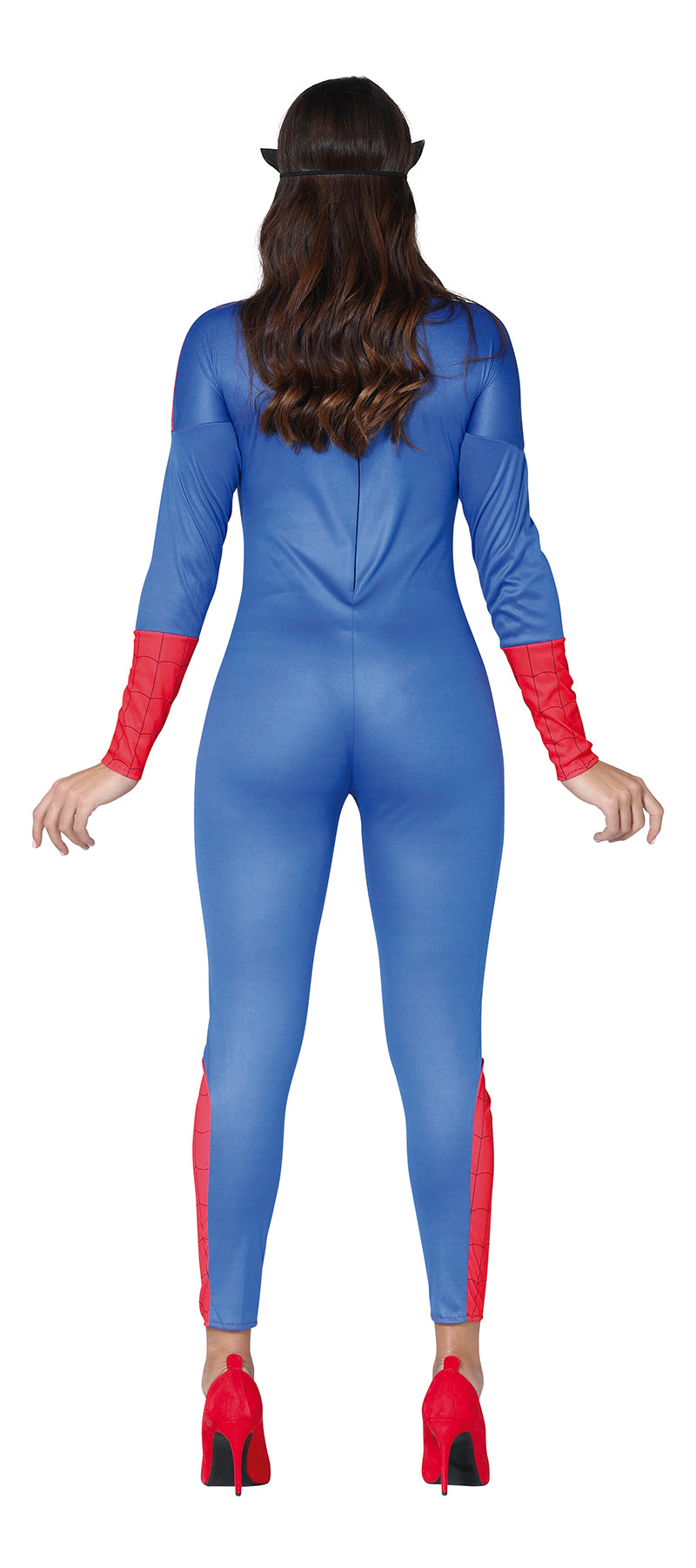 GP80723 – Superheld Abenteuerfigur Spinnenmaske Hero – Größe: 36 - 38 (S) – Farbe: Rot
