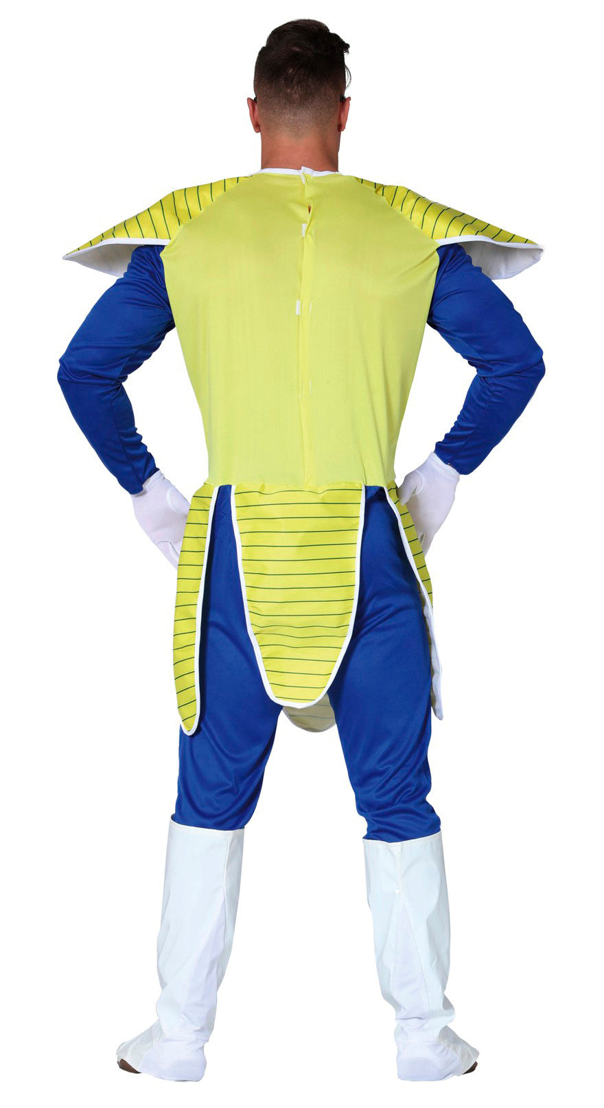 GP80734 – Ninja Anime Abenteuer Krieger Kostüm – Größe: 52 - 54 (L) – Farbe: Blau, Ansicht 2